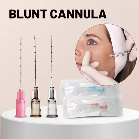 18G 20G 22G 23G 25G 38/50/70mm Korean Beauty Blunt-tip Needle 10-100pcs Disposable Sterile Flexible 