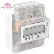3 Phase 4 Wire  Meter 220/380V 5-80A  Consumption KWh Meter DIN Rail Installation Digital Power Mete
