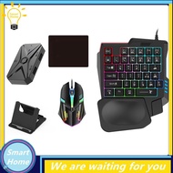 [Hmou] M1 Pro+ 5 in 1 Combo Bluetooth Connection Controller Mobile Games Converter Kit Gaming Keyboa