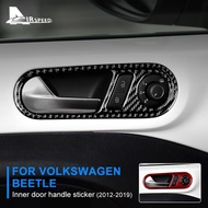 AIRSPEED Carbon Fiber For Volkswagen Beetle 2012-2019 Inner Door Handle Frame Trim Interior Accessor