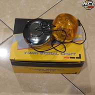 HONDA C70 C50 C90 FRONT TURN SIGNAL SET