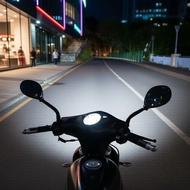 Motorcycle 6000K White LED H4 P15D Headlight Plus Spotlights by AOSMMD