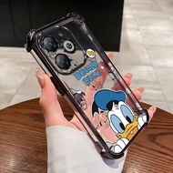 infinix Smart 8 Pro smart8 X6525 X6525D X6525B Donald Duck Candy Clear Case Cartoon Design Airbag Pr