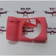 MERAH Rubber silicone silicone case camera body cover For sony A6500 Pink