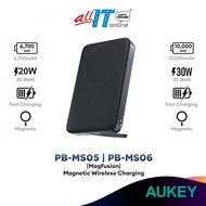 Aukey PB-MS06 10000mAh | PB-MS05 6700mAh MagFusion Qi2 Magnetic Wireless Charging Powerbank