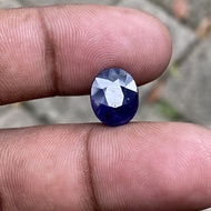 Natural Blue Sapphire corundum batu blue safir afrika