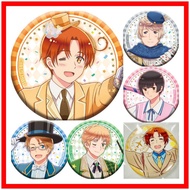 58mm Hetalia World Stars Lencana Butang Pin Button Badge with Pin Brooch Clips