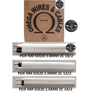 OMEGA PDX WIRE NM Non Metallic ROMEX LOOMEX Wire Duplex Solid Flat Wire 14/2 12/2 10/2 Approx 75Mtr