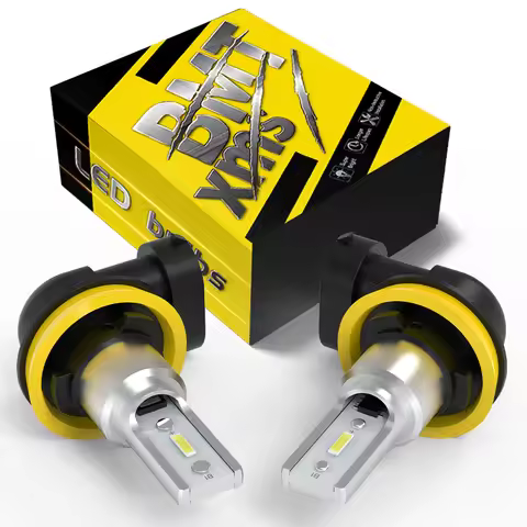 BMTxms 2Pcs H8 H11 LED Canbus Fog Light 9006 HB4 9005 HB3 PSX24W H10 H16 5202 LED Bulb H27 881 880 D