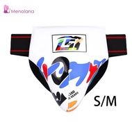[Menolana] PU Leather Kids Groin Guard Sparring Protection Equipment for Boxing Muay Thai Kickboxing