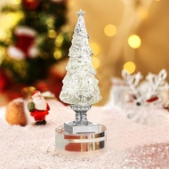 Swirling Glitter Christmas Tree, 13.9 Inch Tabletop Christmas Tree Lamp