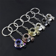 GS Real Whistle Sound Turbo Keychain Spinning Turbine Key Chain Ring Keyring