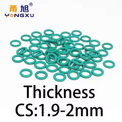 O-ring thickness 1.9/2mm CS fluororubber FKM sealing temperature resistant gasket rubber ring comple