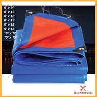 PE TARPAULIN CANVAS SHEET -BLUE/ORANGE (  LORRY CANVAS )