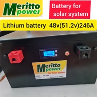 Lithium battery 48v(51.2v)246A แบตเตอรี่ NMC สอบถามรายละเอียดก่อนสั่งซืัอ