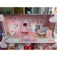Dreamy Bay Rabbit Rabbit Toy House Rabbit Doll House Play House Funny Cart, Toilet, Baby Room