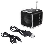【adorb2】Td-V26 Digital Fm Radio Fm Radio Receiver Stereo Speaker Tf Card Speaker