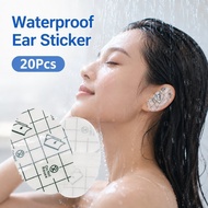 20Pcs Bath Waterproof Ear Sticker Disposable Waterproof Ear Sticker Plastic Waterproof Ear Sticker