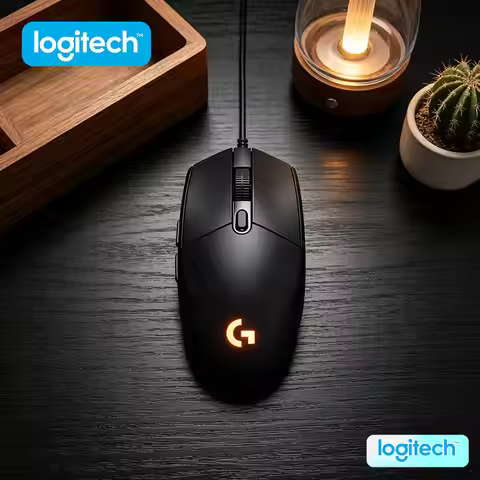 Logitech G102 Prodigy Mouse 1ms Report Rate RGB Backlit 6 Customizable Keys Comfort Grip for Esports