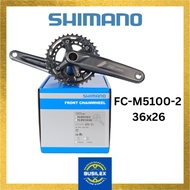 ﹍✶SHIMANO Deore m5100 Crankset Hollowtech