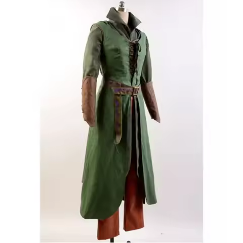 DY20The Hobbit 2 / 3 Elf Tauriel Outfit Lord of the Rings Cosplay Costume Outfit25