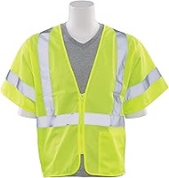 ERB Safety 28883 S6631P Class 3 LME Safety Vest, X-Large, Lime