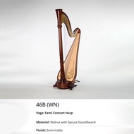 特惠價代購日本豎琴 Aoyama Pedal Harp 一手豎琴 二手豎琴 40 弦豎琴 40 strings (Vega 46B(WN))