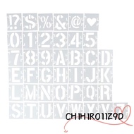 CHIHIRO11Z9D Stencils For Painting, 2/3/4/5inch Large Letter Stencils, For Wood Alphabet Numbers Num
