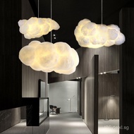 Creative Cloud Silk Pendant Light Cotton White Cloud Light Mall Restaurant Pendant Light Internet Ce