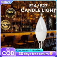 C37 CANDLE LIGHT BULB E14/E27 5W CANDLE BULB FILAMENT BULB - WARM WHITE christmas decoration