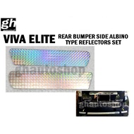 VIVA ELITE / KELISA SE rear side bumper albino type reflectors set (2pcs)