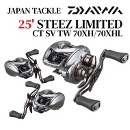 2025 DAIWA STEEZ LIMITED CT SV TW 70XHL 25’ Baitcast Reel BC Baitcasting Cast
