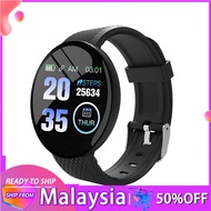 【Malaysia Spot】Hostalty D18 1.44 Inch Sports Smart Watch Round Screen Smart Bracelet Heart Rate Bloo