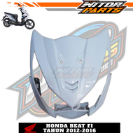 Cover Tameng Dasi Depan Honda Beat Fi 2013-2016 Plus Lampu Depan Dan Sein Putih / Tameng Depan Beat 