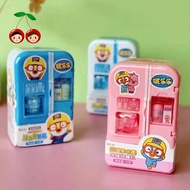 Miniature Miniature Pororo Double Door Fridge 2-Door Refrigerator