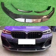 For BMW 5 series G30 G38 530 540 2021+ MP Style Carbon Fiber Car Front Bumper Lip Front lip Diffuser