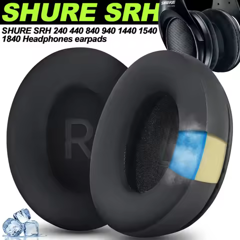 Replacement Shure SRH240 SRH440 SRH840 SRH940 SRH1440 SRH1540 SRH1840 Foam Ear Pads for memory foam 