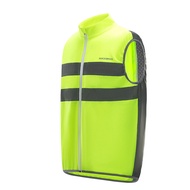 ROCKBROS Cycling Reflective Vest High Visibility Back Pocket Waistcoat Safety Breathable Multipurpos