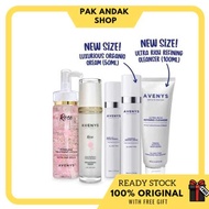 (ready stock) harga member -Skincare avenys. Rose poreless treament lotion. Serum avenys. Organic Cr
