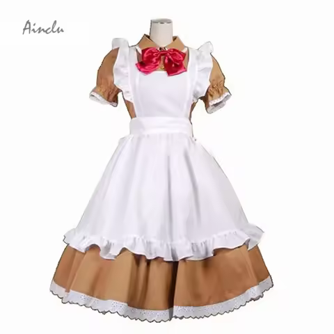 Ainclu TOP Selling Axis Powers Hetalia Maid Chibi Romano Maid Cosplay Costume Women Closing For Hall