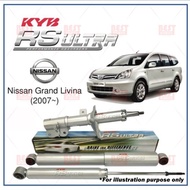 Kayaba Rs Ultra Absorber Front &amp; Rear Nissan Livina Latio Sylphy Absorber  Kyb Rs Ultra Heavy Duty 1 Set=4pcs