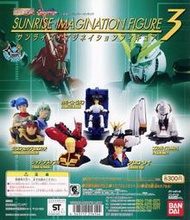 SUNRISE IMAGINATION FIGURE 3 鋼彈映像場景 / 印像場景第3彈，全套共5款一套!!