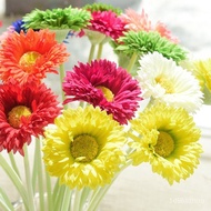 🚓Single Stem African Chrysanthemum Artificial/Fake Flower Raw Silk Flowers Little Daisy Fake Flowers Artificial Flower L