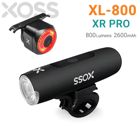 XOSS XL800 Bike Headlight USB Rechargeable Road MTB Front Lamp Bicycle Light XR Pro Team Sync Bike T