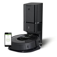 iRobot Roomba i7+ Wi-Fi® Connected Robot Vacuum with Automatic Dirt Disposal, black