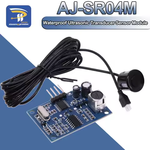 Waterproof Ultrasonic Module JSN-SR04T / AJ-SR04M Water Proof Integrated Distance Measuring Transduc