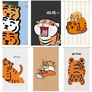 Cartoon Tiger Decorative Door Curtain Bedroom Curtain Curtain Household Entrance Door Door Curtain Kitchen Partition Curtain Bathroom Privacy Curtain