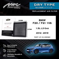 BMW F20 / F21 118i 1.5L 2012 to 2019 33-2990MX Max Racing Exhaust Performance Dry Type Air Filter