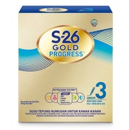 Susu S-26 Gold Progress 600g Susu Formula Susu Tepung Susu Budak Susu Untuk Umur 3 Tahun Dan Keatas 