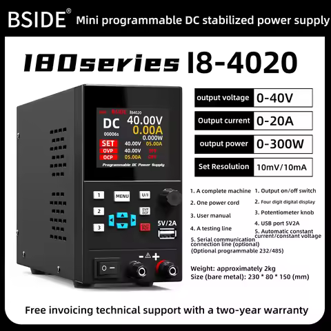 New Programmable Dc Regulated Power Supply Lab 30V/10A 300W 40V/20A Adjustable Digital Bench Power s